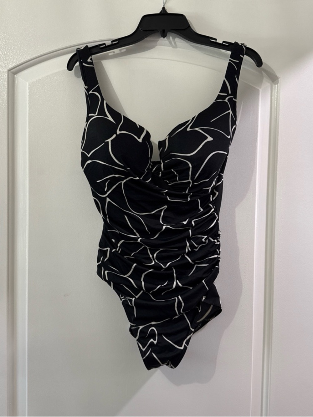 Miraclesuit Black & White One-Piece Swimsuit